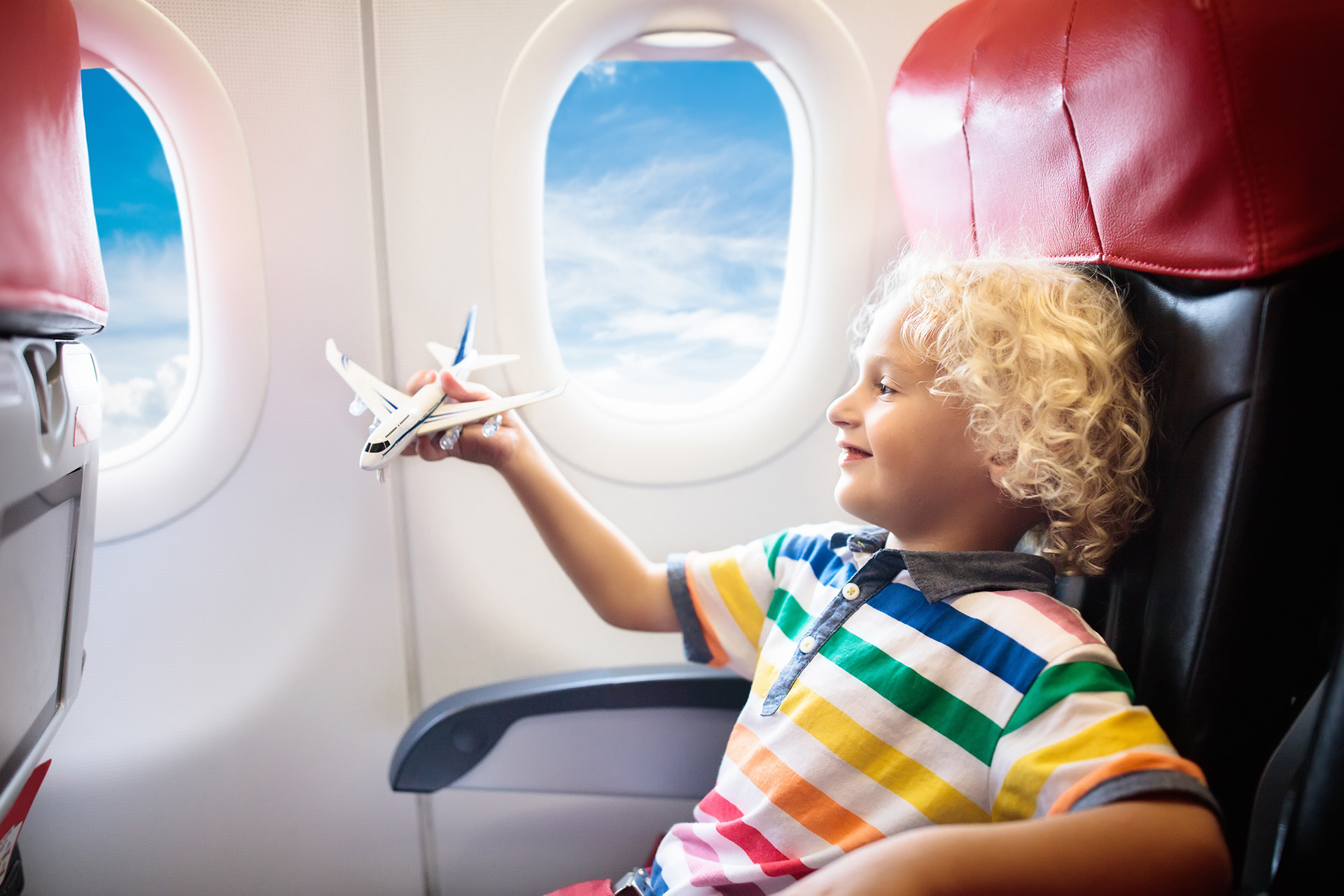 Child Flying In Airplane Flight With Kids HVN