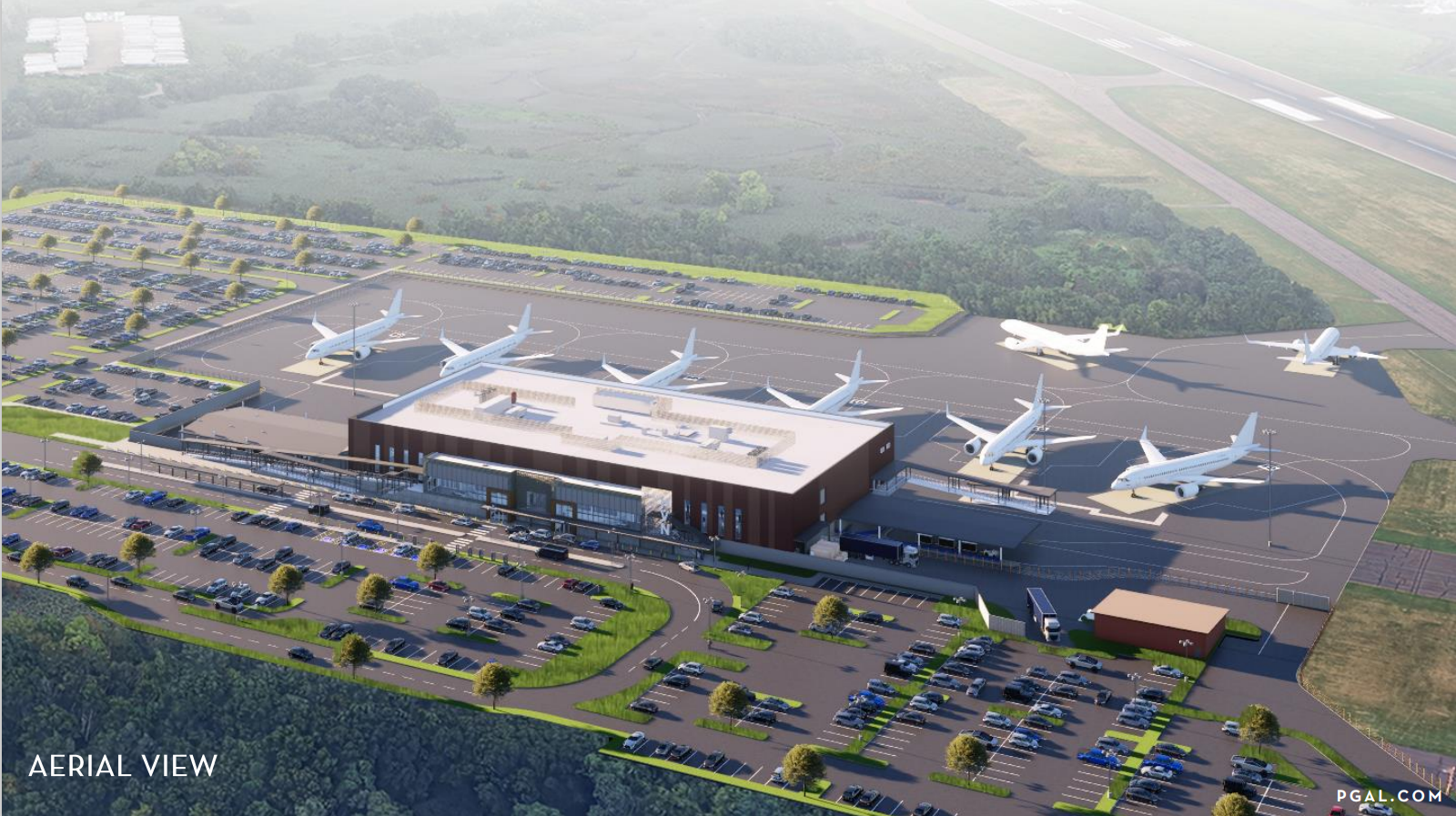 HVN East Terminal Aerial Rendering